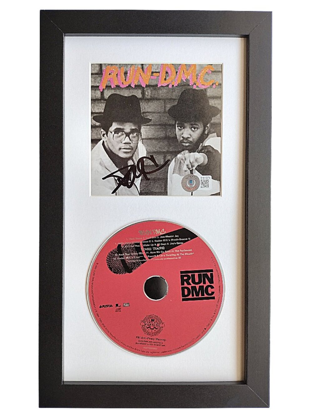 Run DMC Signed Self Titled CD Darryl McDaniels Beckett COA
